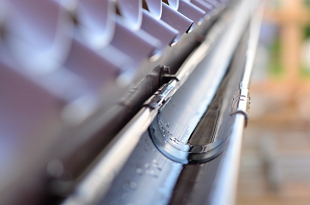 No repairs needed with this clean new gutter shown by Saffron Walden Roofing